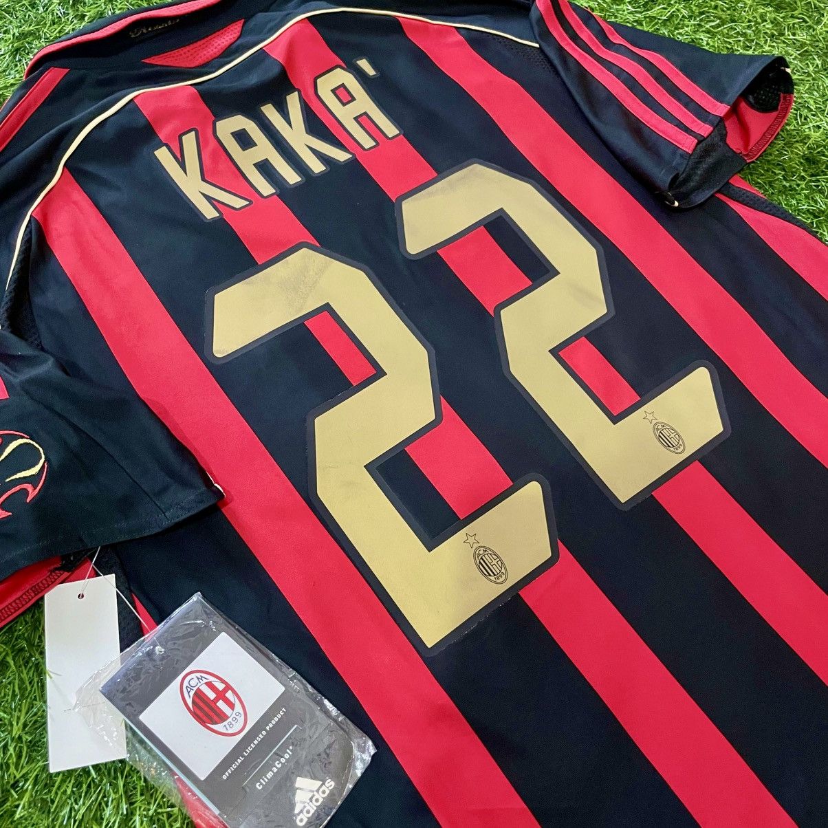 Adidas Adidas Ac Milan Home 2006-07 Kaka #22 BNWT Soccer Jersey Size US M / EU 48-50 / 2 - 10 Thumbnail