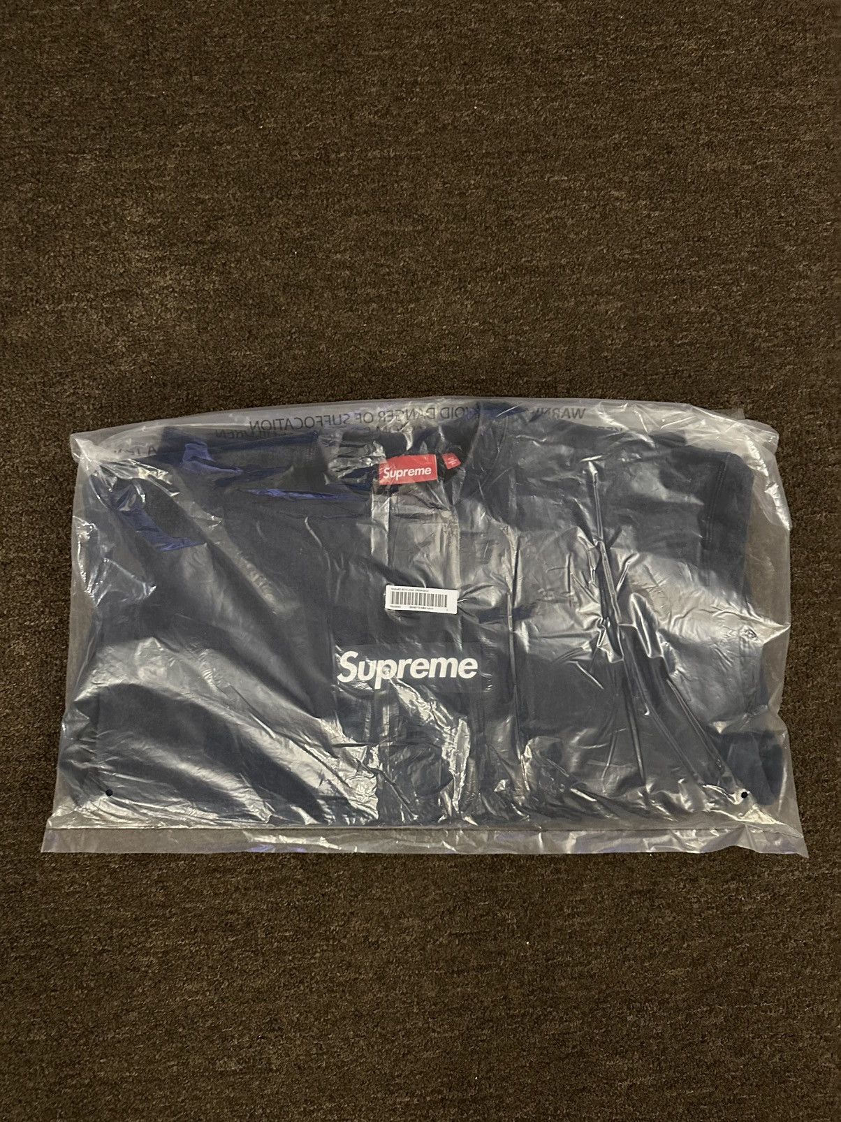 Supreme Supreme Box Logo Washed Crewneck BOGO sweatshirt Navy L Size US L / EU 52-54 / 3 - 1 Thumbnail