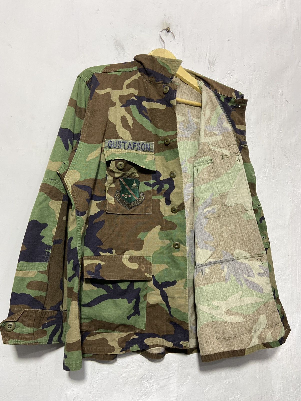 Other Vintage US Army Military Camouflage Field Jacket Size US XL / EU 56 / 4 - 8 Thumbnail