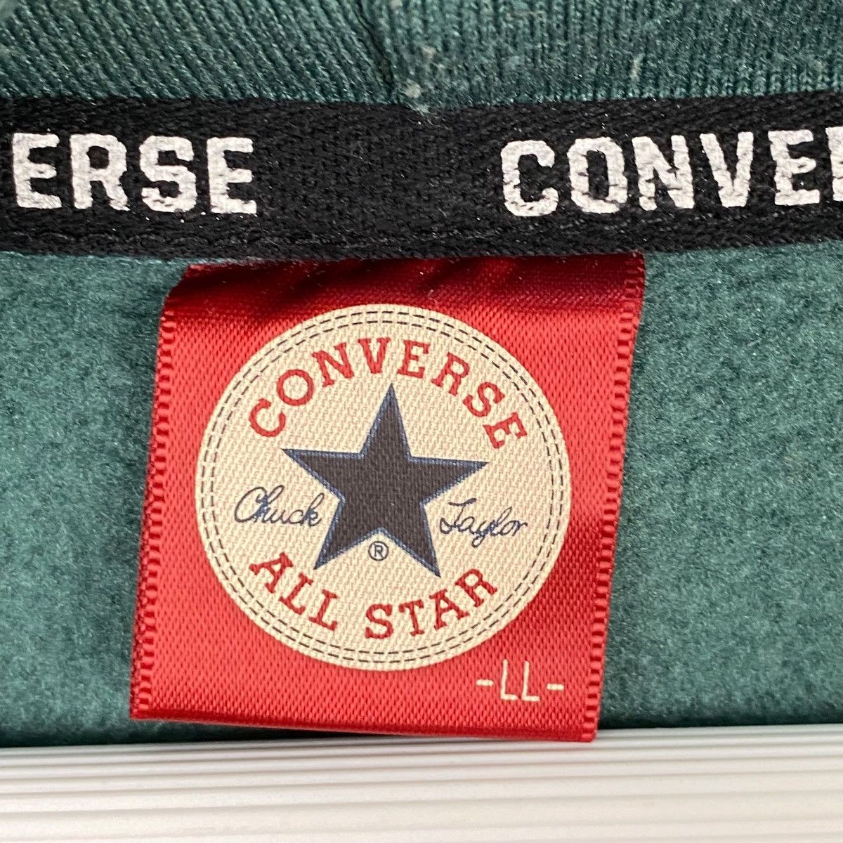 Converse Vintage Converse All Star Pullover Jumper Green Size L Size US L / EU 52-54 / 3 - 10 Thumbnail