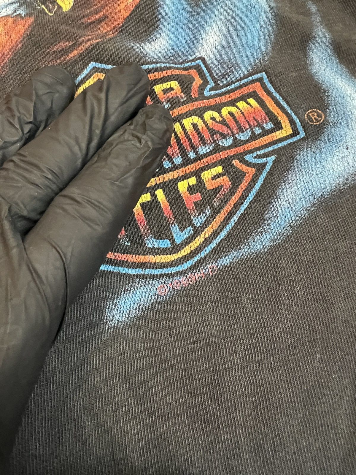 Harley Davidson Vintage Harley Davidson 1999 made in USA Seoul korea t shirt Size US XL / EU 56 / 4 - 24 Thumbnail