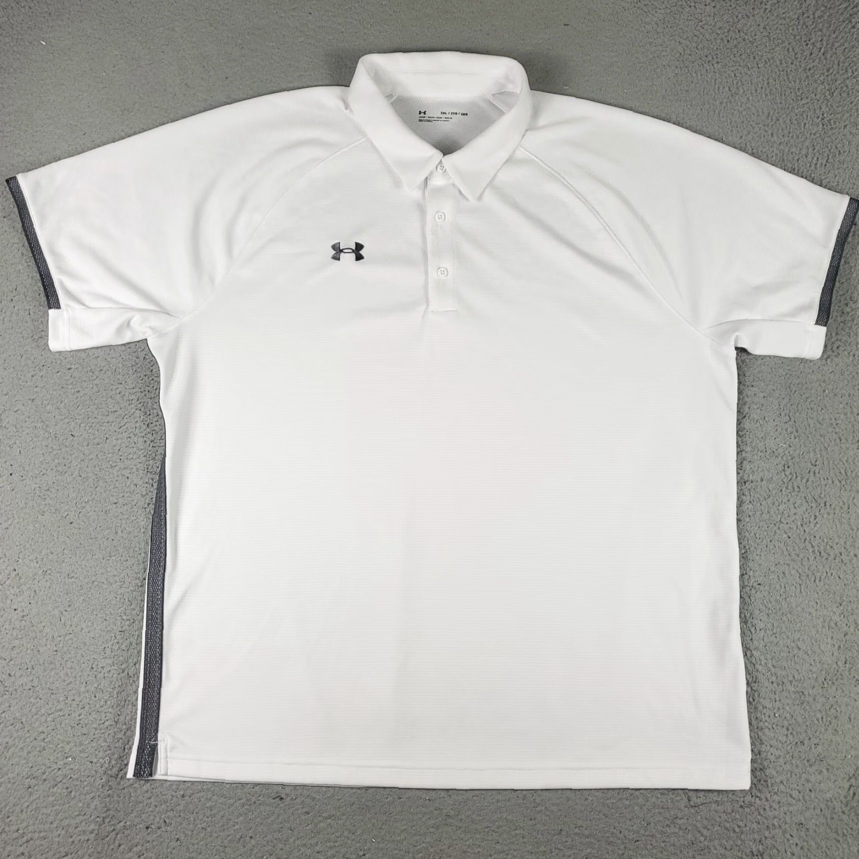 Under Armour Under Armour Polo Shirt Mens 3XL White Short Sleeve Casual Polo Shirt Men 3XL White Size US XXL / EU 58 / 5 - 2 Thumbnail