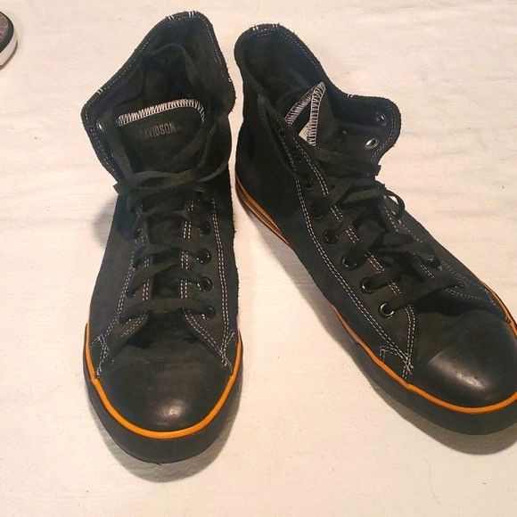 Harley Davidson Harley-Davidson Men's Nathan High Top Sz. 9.5 Sneakers Casua Size US 9.5 / EU 42-43 - 1 Thumbnail
