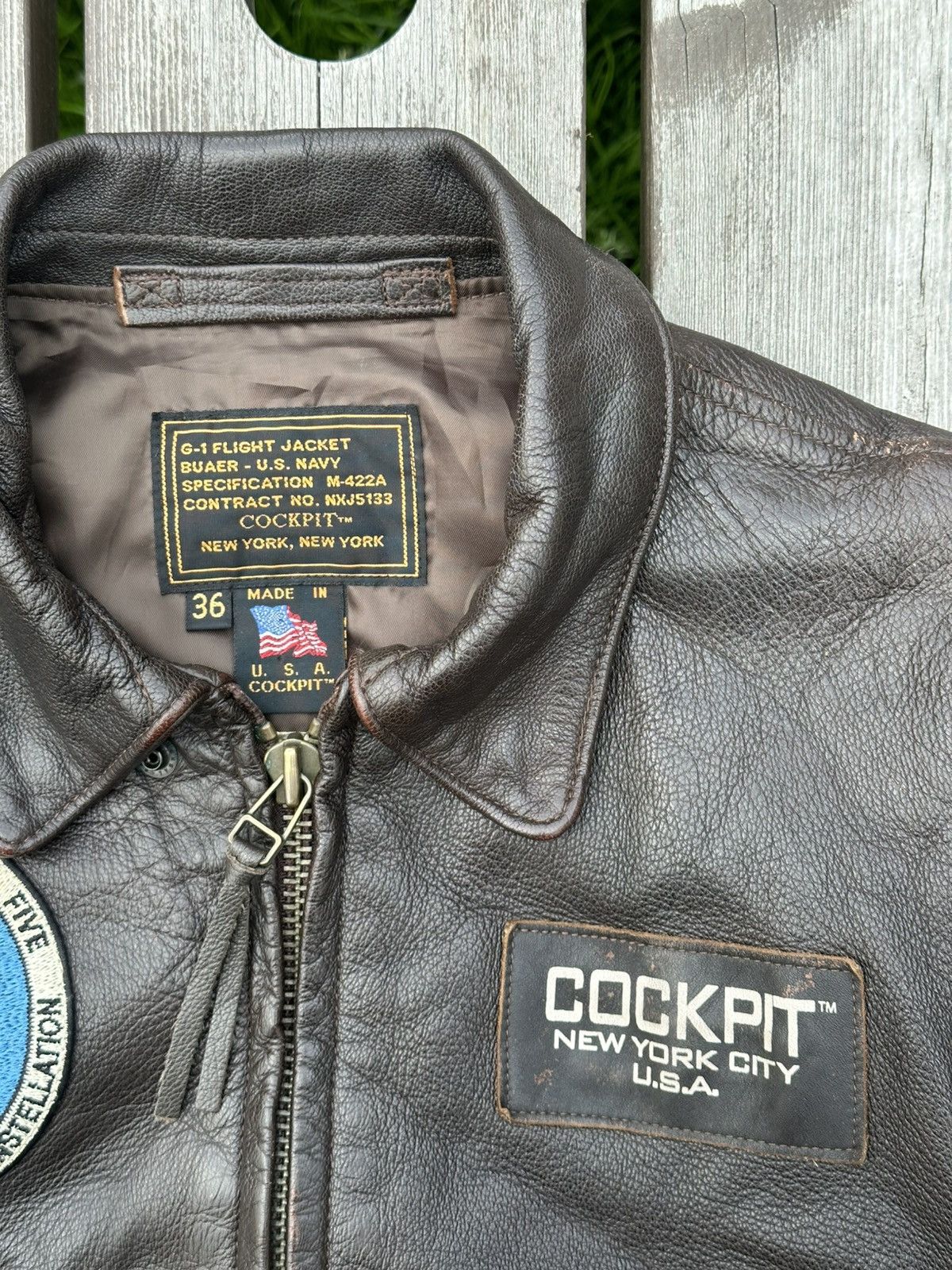 Cockpit USA Cockpit Forrestal Carrier Pilot’s Vietnam flight jacket USA Size US S / EU 44-46 / 1 - 4 Thumbnail
