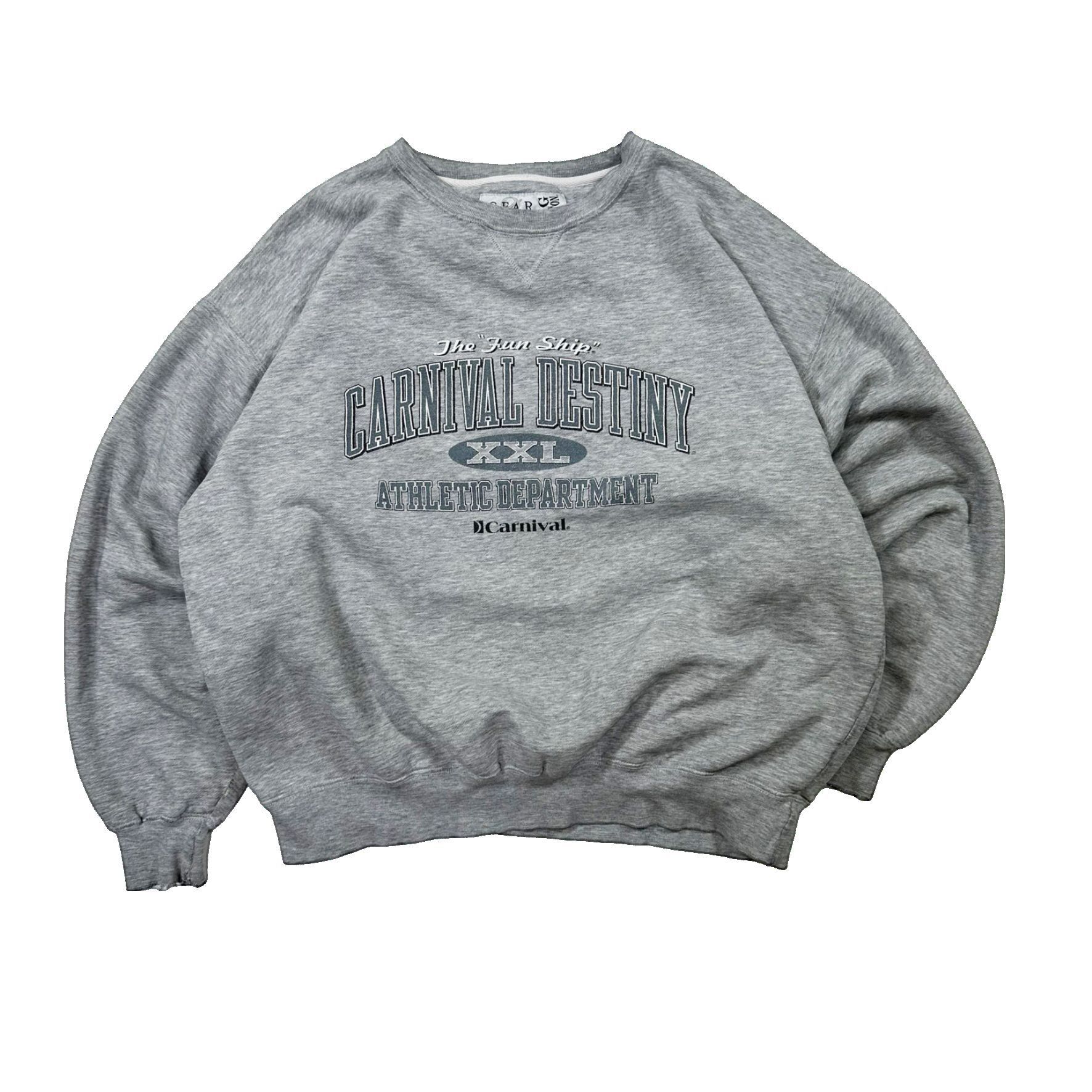 Vintage Vintage 90s GEAR Carnival Destiny Big Print Graphic Sweater Size US L / EU 52-54 / 3 - 1 Thumbnail
