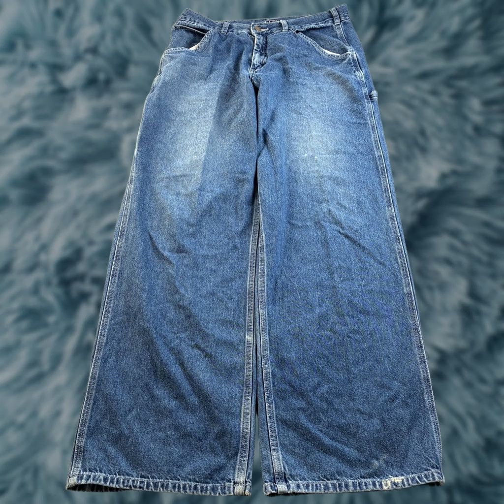 メンズ 2000s stussy corduroy wide denim pants