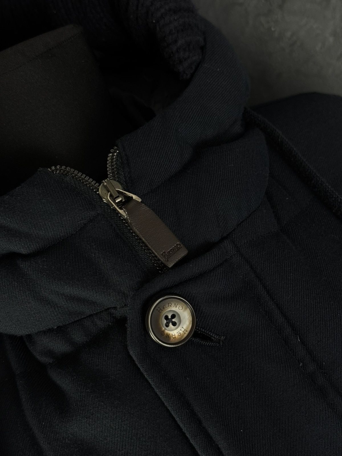 Herno HERNO Norfolk Men's Down Jacket Navy Blue Size 50 Size US M / EU 48-50 / 2 - 13 Thumbnail