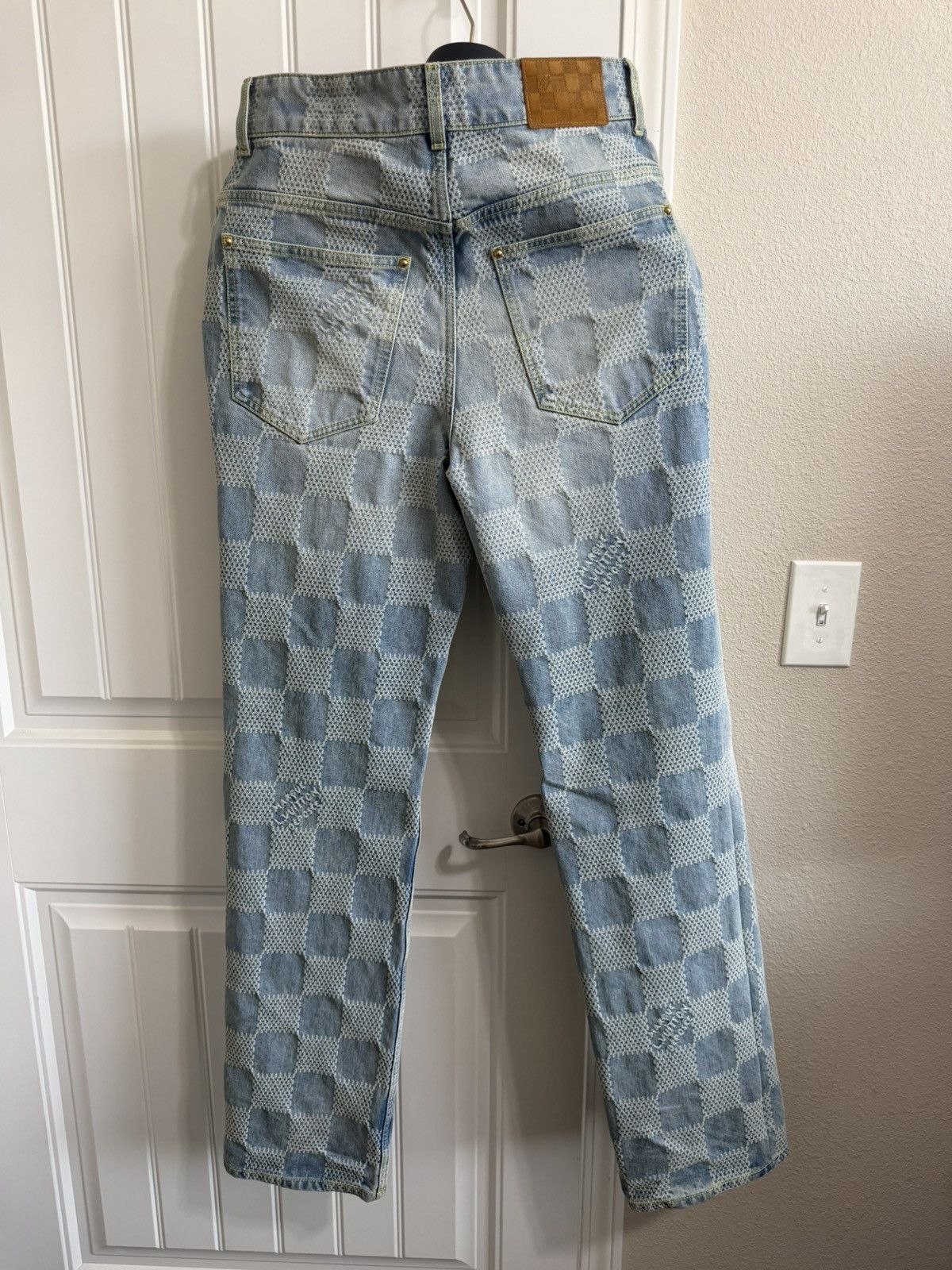 Louis Vuitton Louis Vuitton Damier Denim Skate Pants Size US 31 - 5 Thumbnail