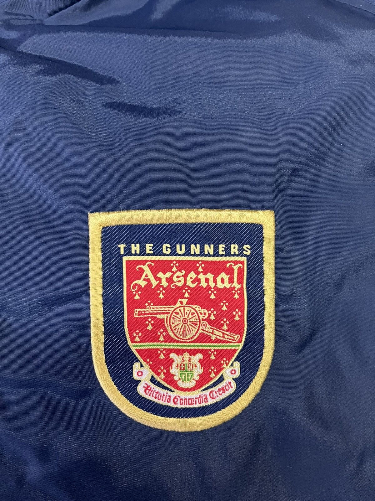 Nike 1998-99 Arsenal Nike Reversible Padded Bench Coat Size US L / EU 52-54 / 3 - 5 Thumbnail