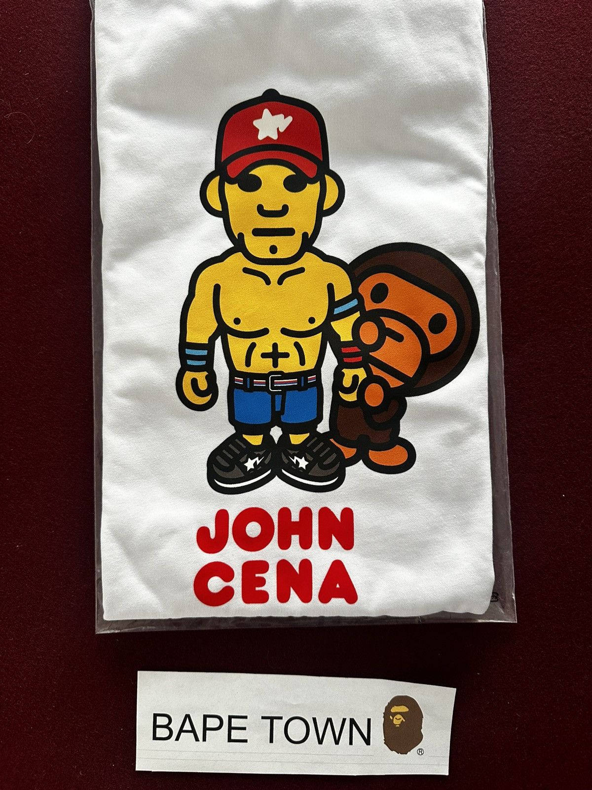 Bape BAPE X FANATICS X WWE JOHN CENA BABY MILO RELAXED FIT TEE Size US XL / EU 56 / 4 - 2 Thumbnail