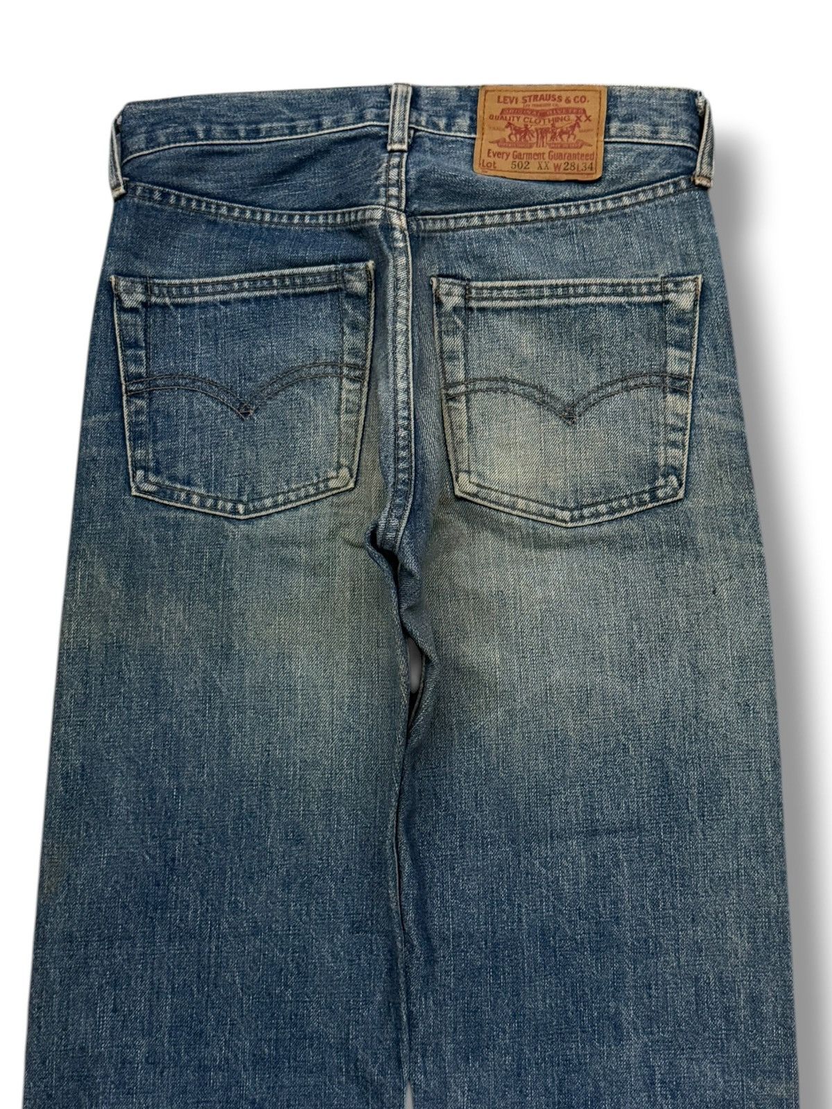 Levi's Vintage Clothing Vintage Levi’s 502 XX Big E Selvedge Denim Jeans Japan | W28 Size US 28 / EU 44 - 5 Thumbnail