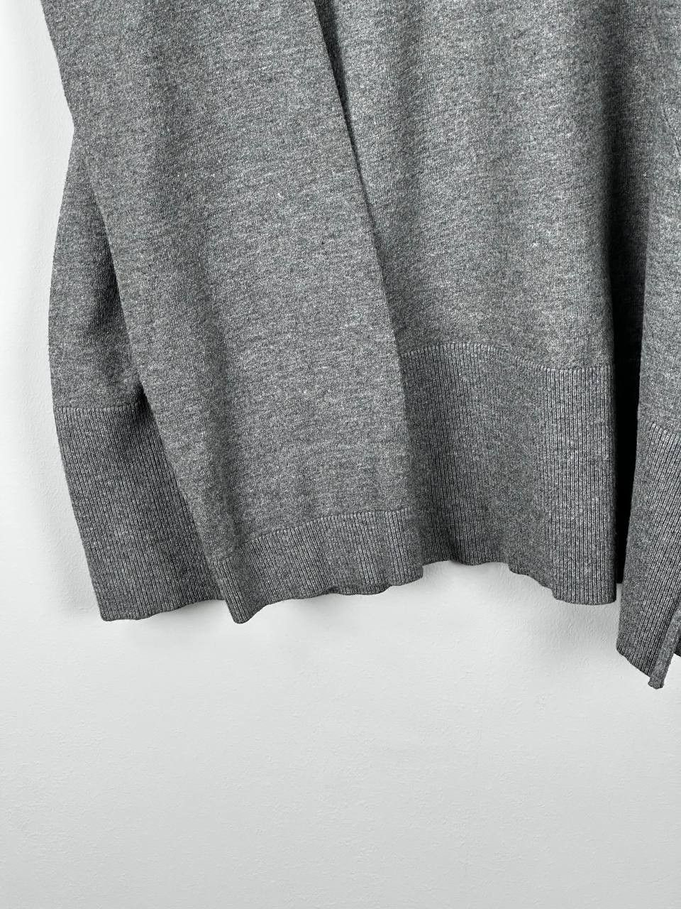 Japanese Brand Vintage Oska Luxury Cotton Asimetric Grey Sweatshirt Size S / US 4 / IT 40 - 6 Thumbnail