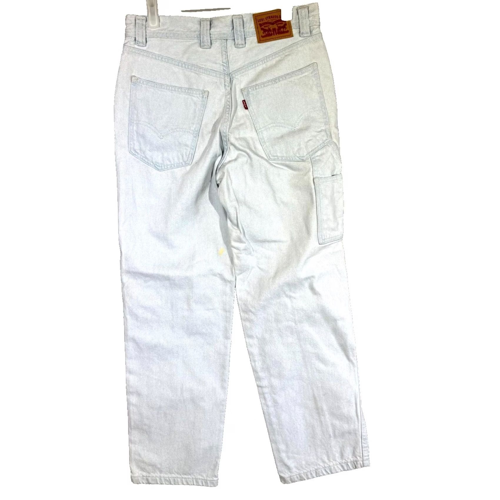 Levi's Levi’s Carpenter Jeans Mens 27×31 Light Blue Denim Straight Leg Workwear Utility Jeans Mens 27 31 Blue Denim Carpenter Jeans Levis Car penter Jeans Size US 27 - 2 Thumbnail