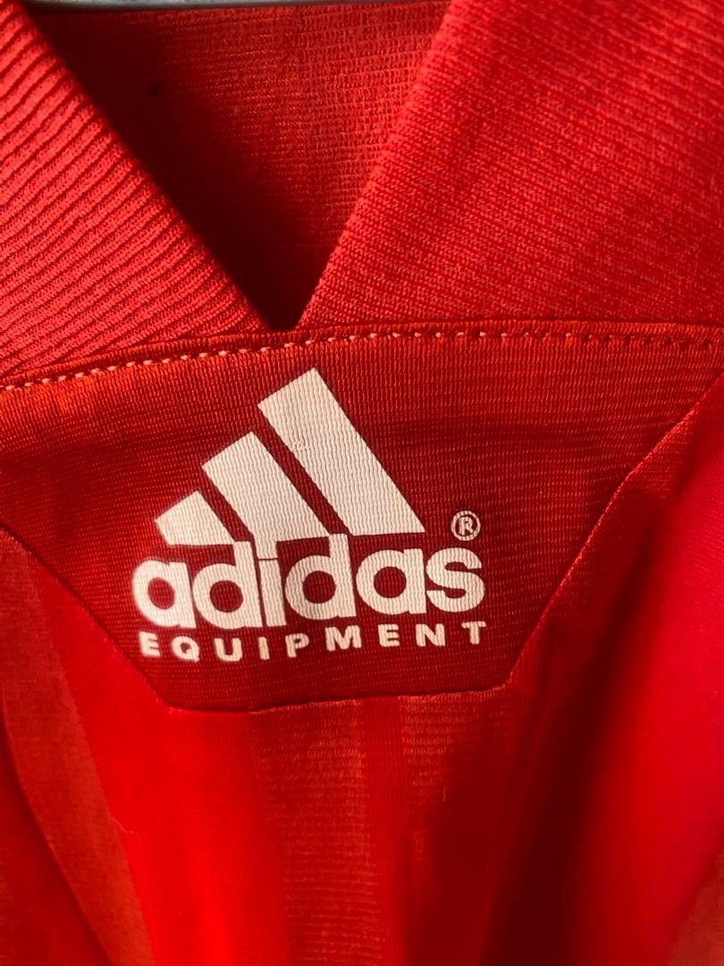 Adidas Vintage 90s Adidas FC Luzern issue player home 94/95 hype Size US L / EU 52-54 / 3 - 7 Thumbnail