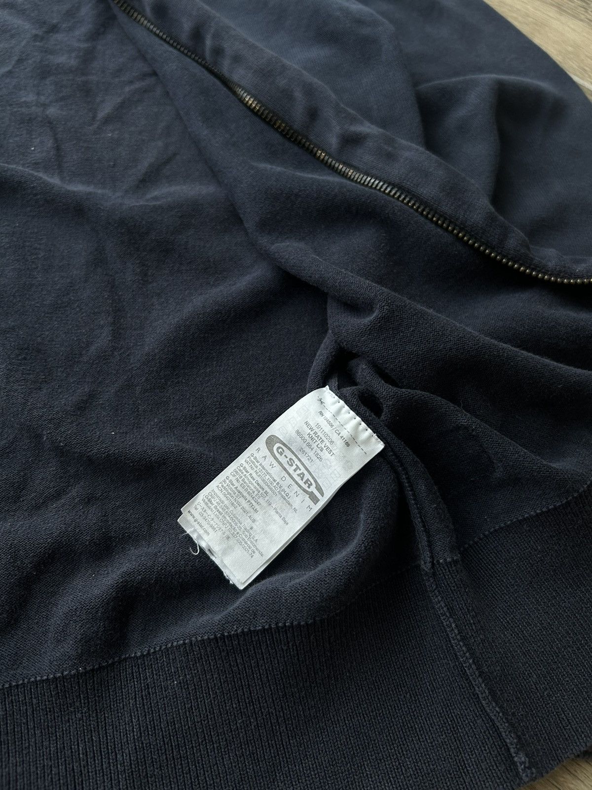 G-Star × Vintage Vintage G star Raw New Rate vest Knit full-zip mens Size US L / EU 52-54 / 3 - 4 Thumbnail