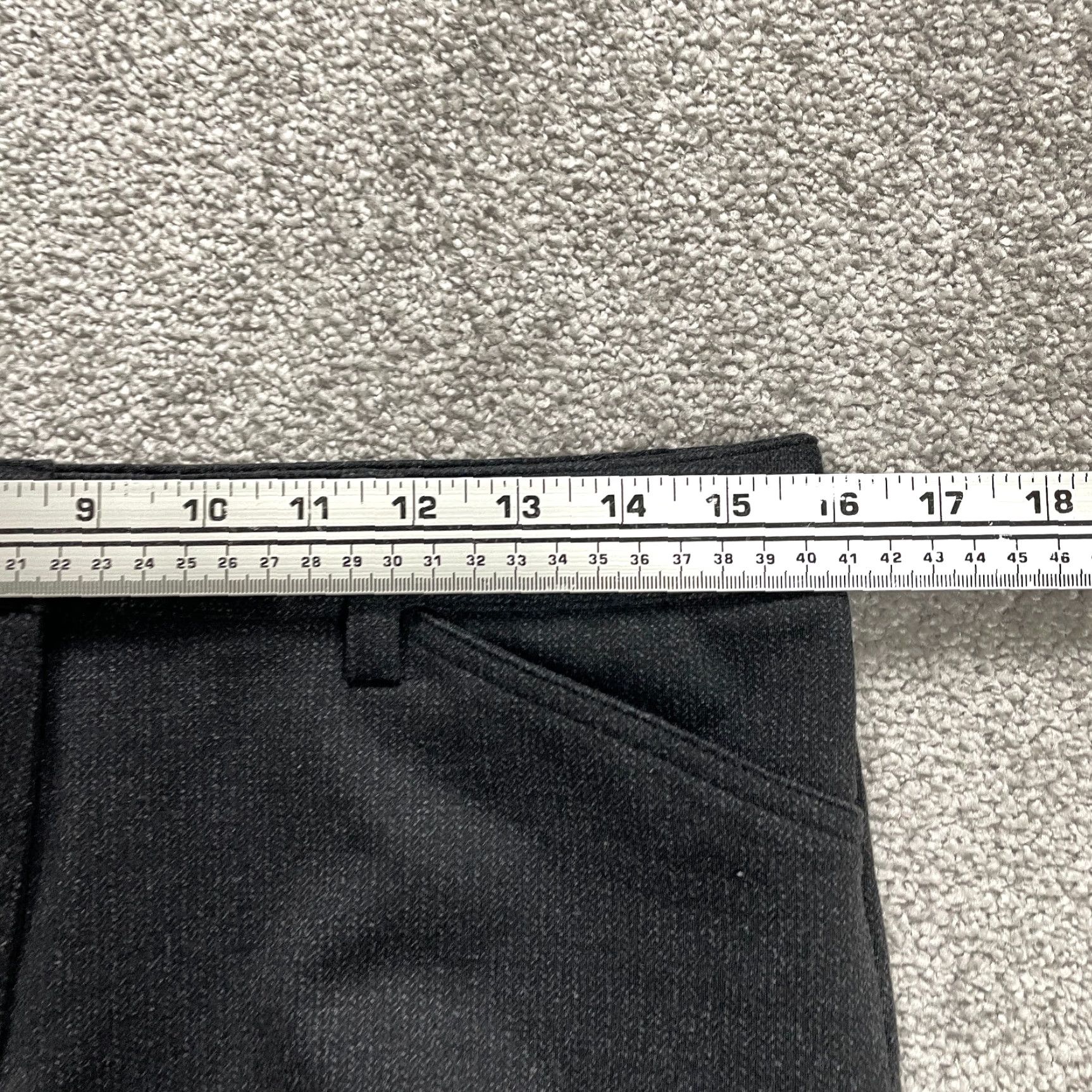 Andrew Marc VINTAGE Andrew Marc Womens Dress Pants Size 8 Gray Solid Polyester Blend Rayon Stretch Dress Pants Womens Regular 32x29 Inseam 29 Linen? Size 30" / US 8 / IT 44 - 7 Thumbnail