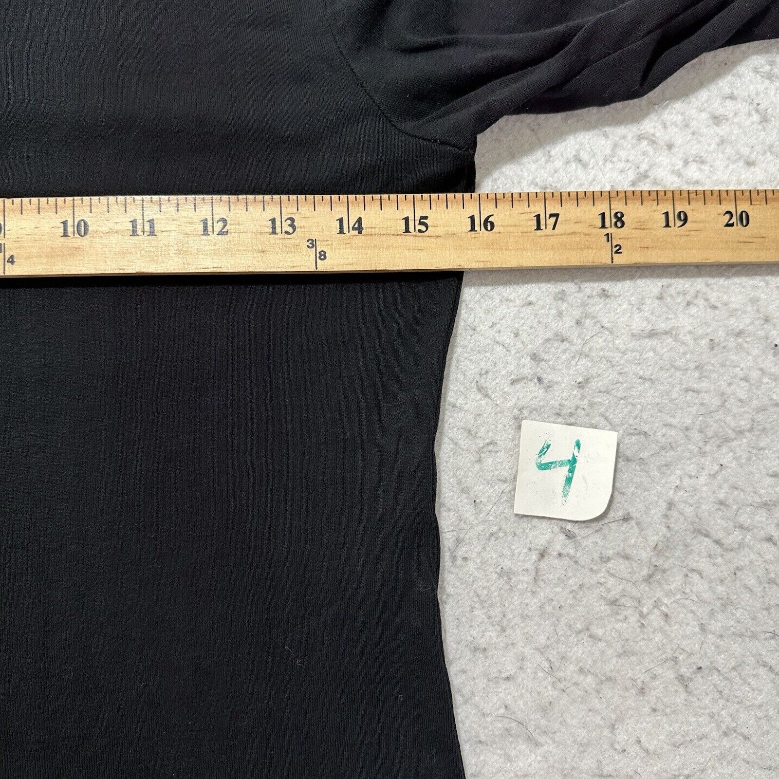 Zara Zara Medium Long Sleeve T Shirt Solid Black Pullover Tee Size M / US 6-8 / IT 42-44 - 8 Thumbnail