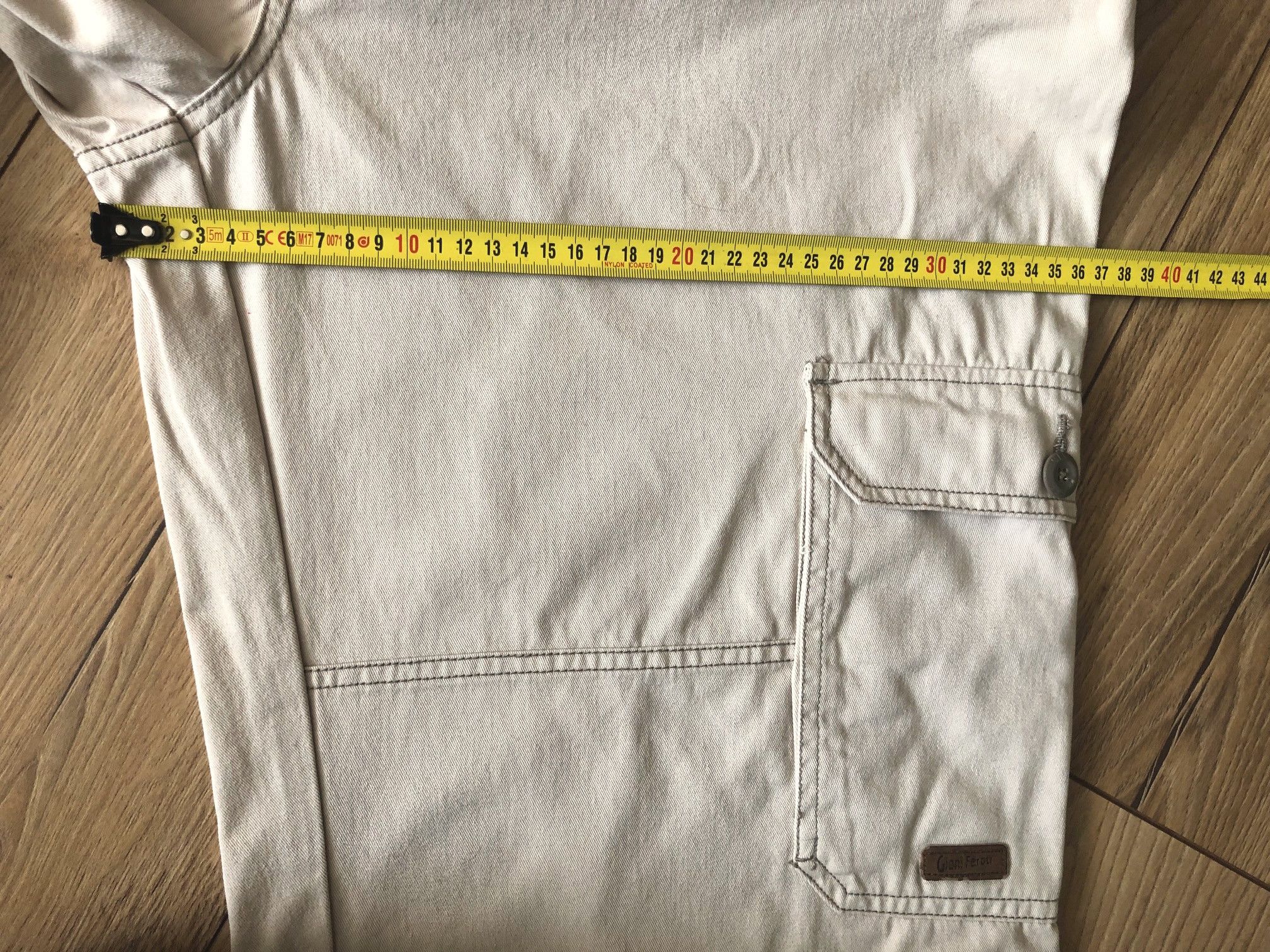 Other Men's beige cargo pants XL W38/L32 Giani Feroti Size US 38 / EU 54 - 4 Thumbnail