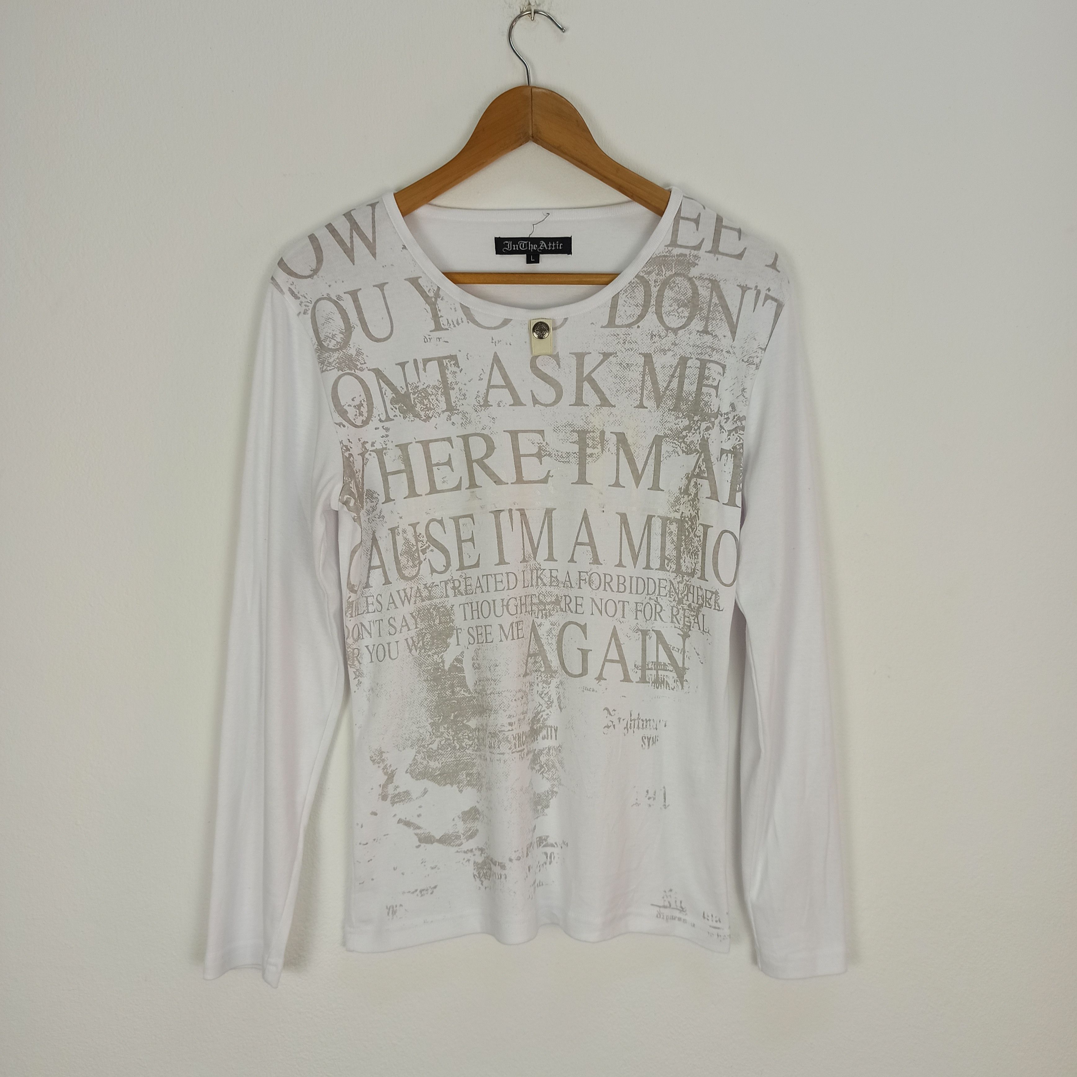 Poem In the Attic Long T-shirt Style Ifsixwasnine LGB