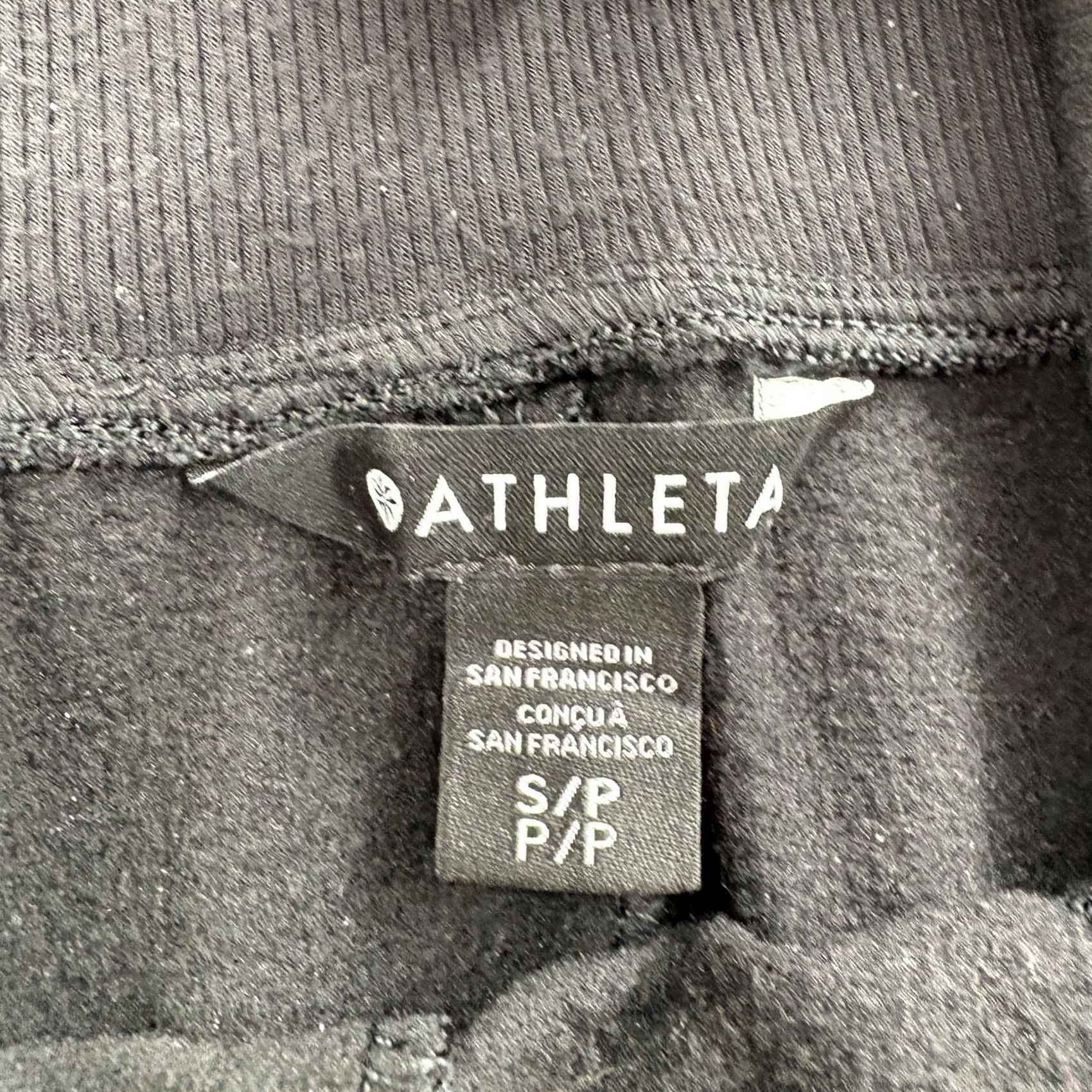 Athleta Athleta Jogger Pants Womens Small Black Coaster Luxe High Rise Stretch Gym Yoga Size 28" / US 6 / IT 42 - 4 Thumbnail