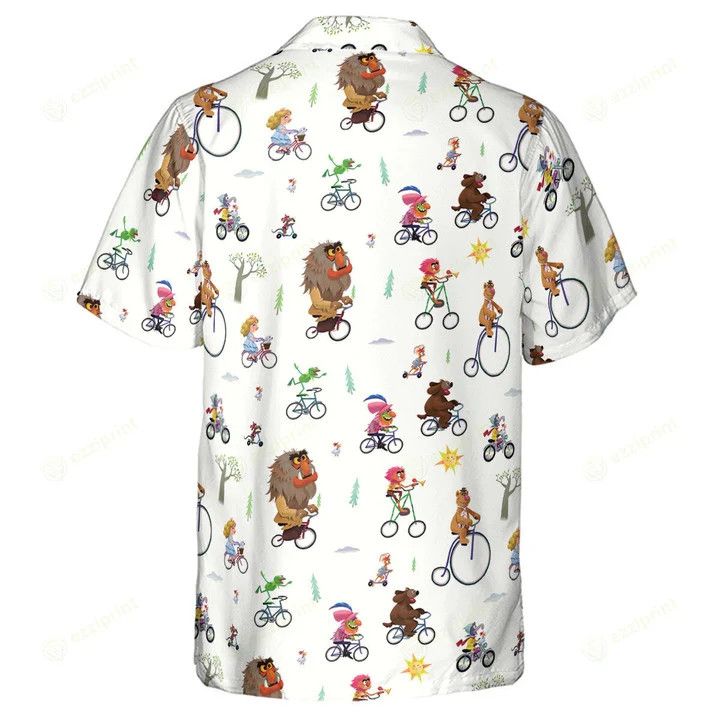 Other The Muppet Movie Bike Scene Hawaiian Shirt Size US L / EU 52-54 / 3 - 3 Thumbnail