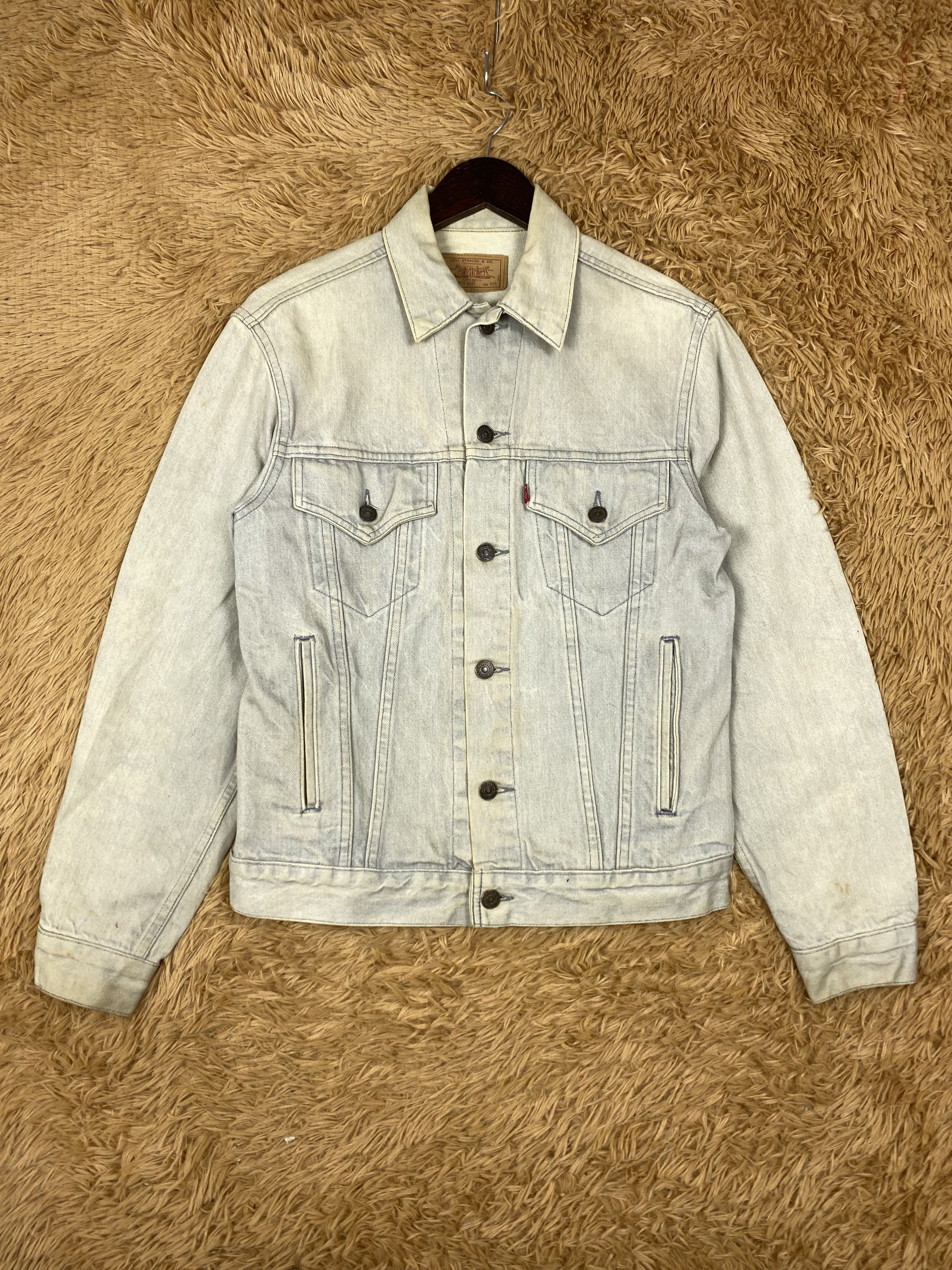 Levi's Vintage Levi's Denim Faded Jacket DJ0666 Size US S / EU 44-46 / 1 - 1 Thumbnail