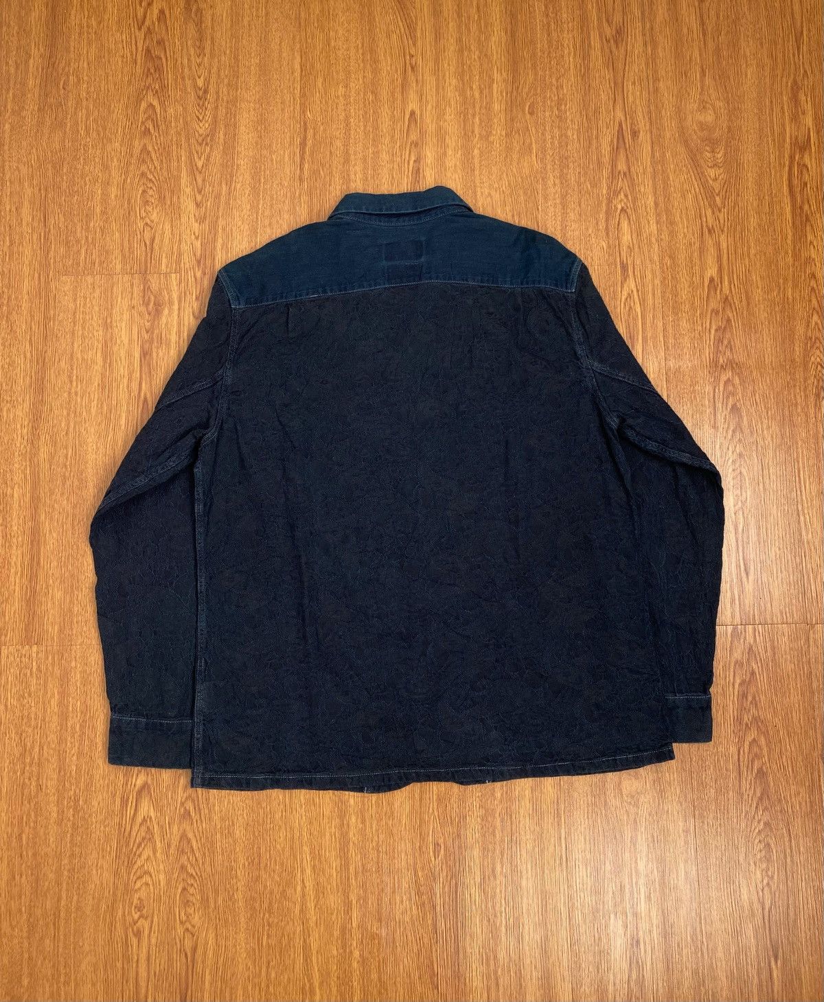 KOJIMA GENES Graph zero Indigo sewing pattern shirt Size US XL / EU 56 / 4 - 2 Thumbnail