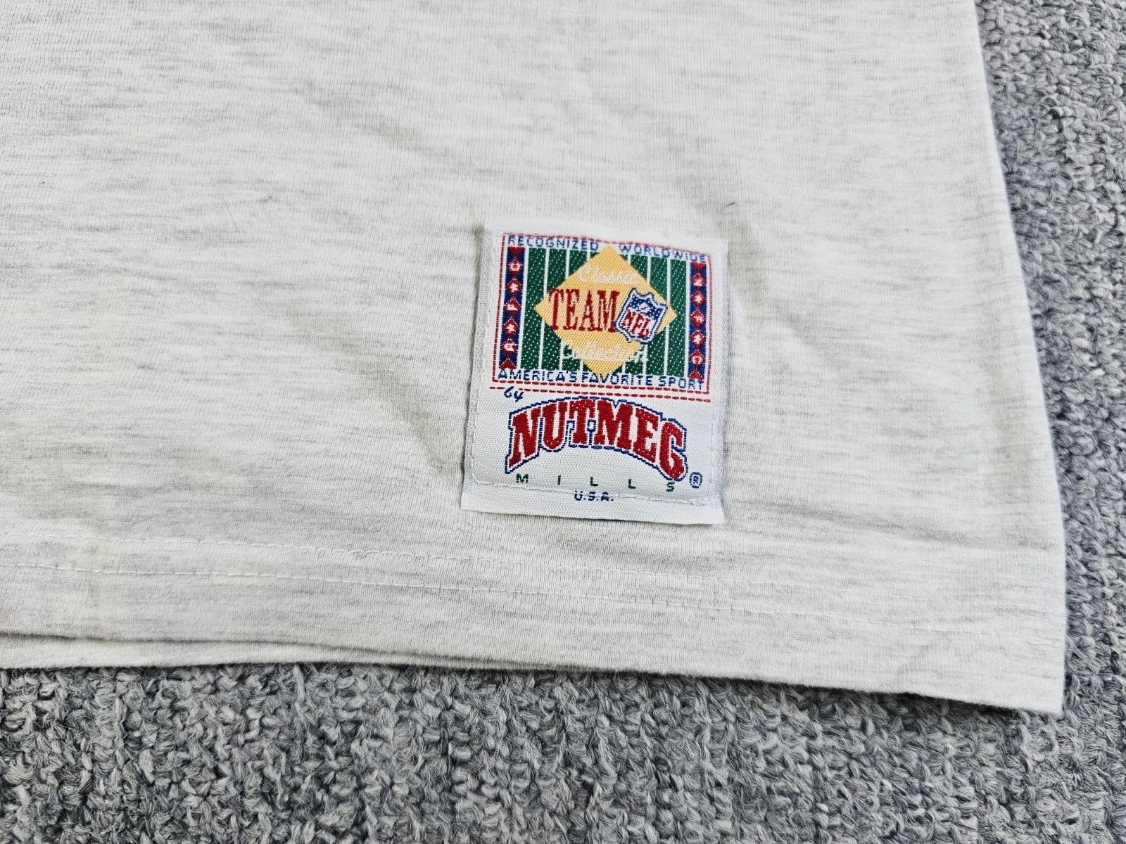 Other Nutmeg Mills 1996 Dallas Cowboys Single Stitch NFL Tee Men L Size US XXL / EU 58 / 5 - 6 Thumbnail