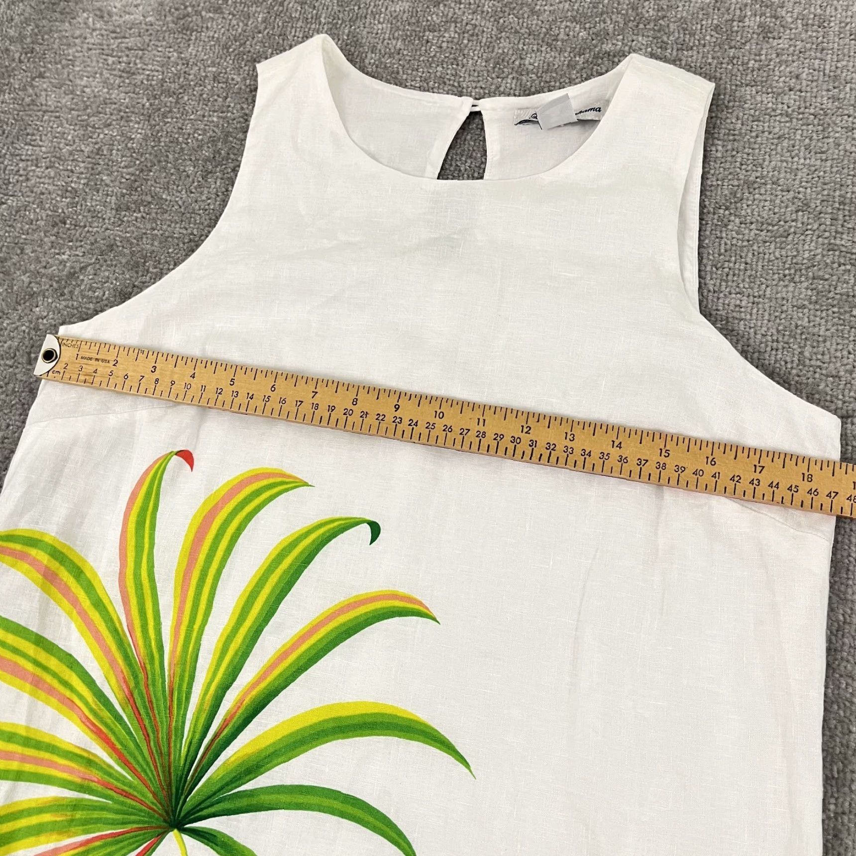 Tommy Bahama VINTAGE Tommy Bahama Dress Shift Womens Small Linen Floral Beach Summer 90s Size S / US 4 / IT 40 - 5 Thumbnail
