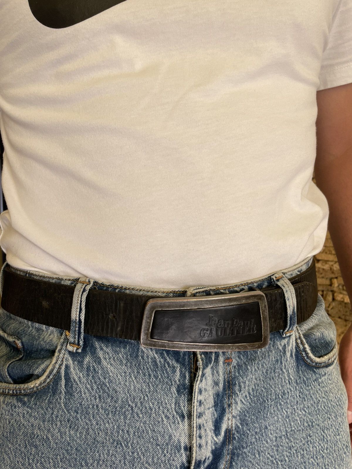 Jean Paul Gaultier JEAN PAUL GAULTIER LEATHER BELT Size ONE SIZE - 2 Thumbnail