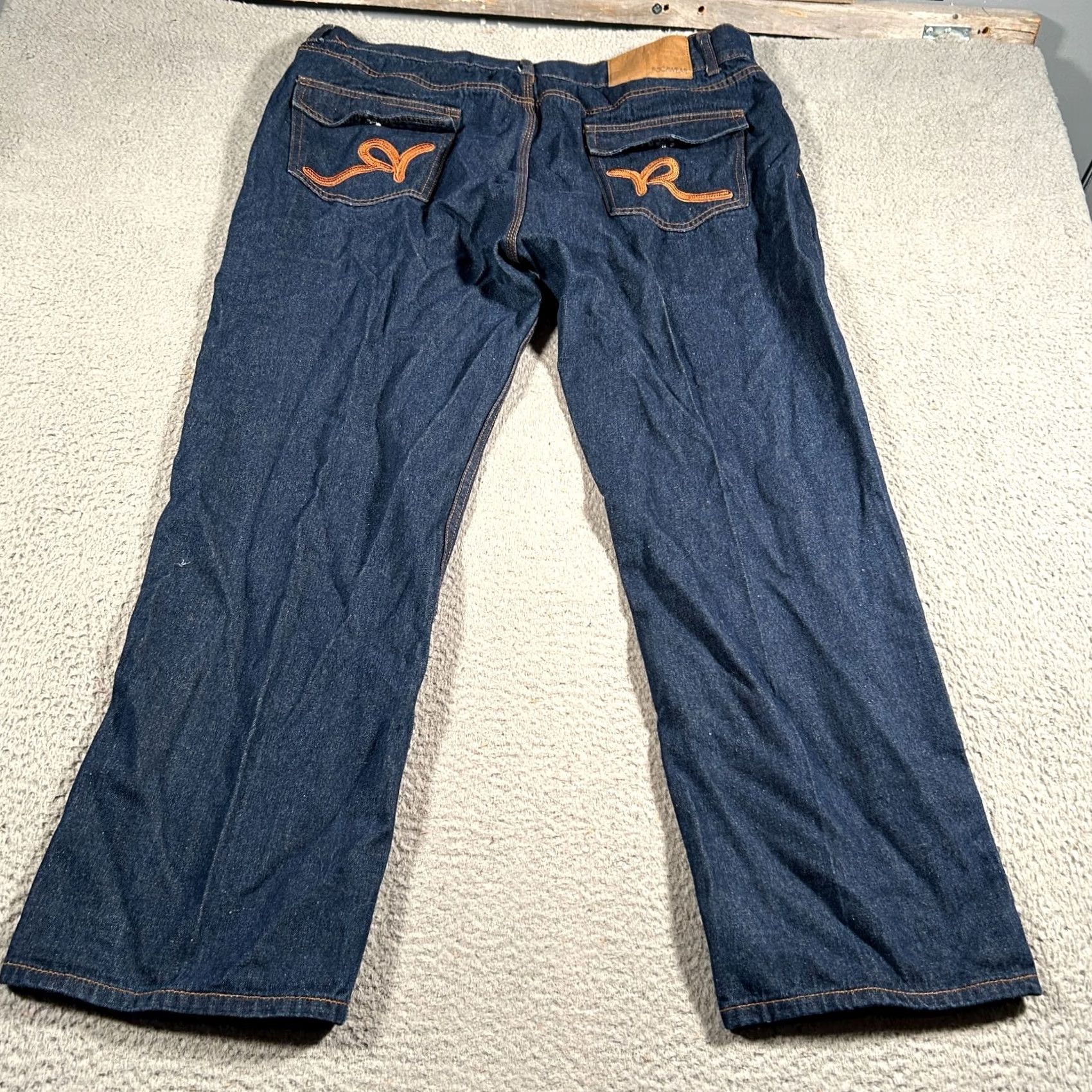 Rocawear Rocawear Jeans Men 42x30 Baggy Bootcut Dark Wash Denim Hip Hop Y2K Jeans Boys? Size US 30 / EU 46 - 2 Thumbnail