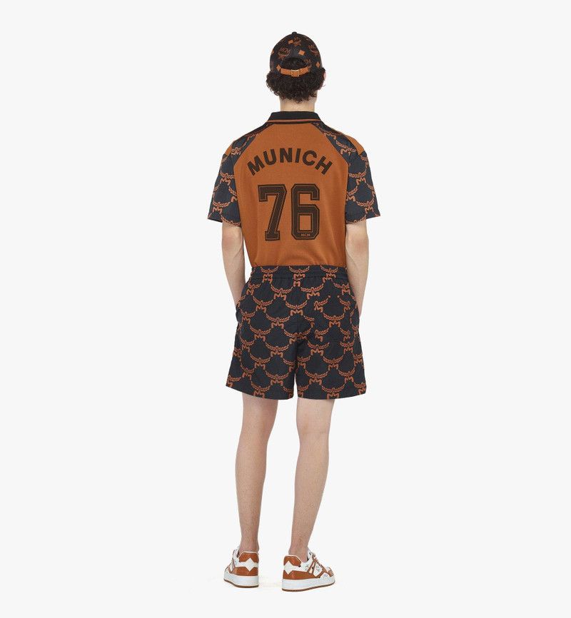 MCM o1mt1gz0126 Lauretos Print Shorts in Black/Orange Size US 34 / EU 50 - 5 Thumbnail