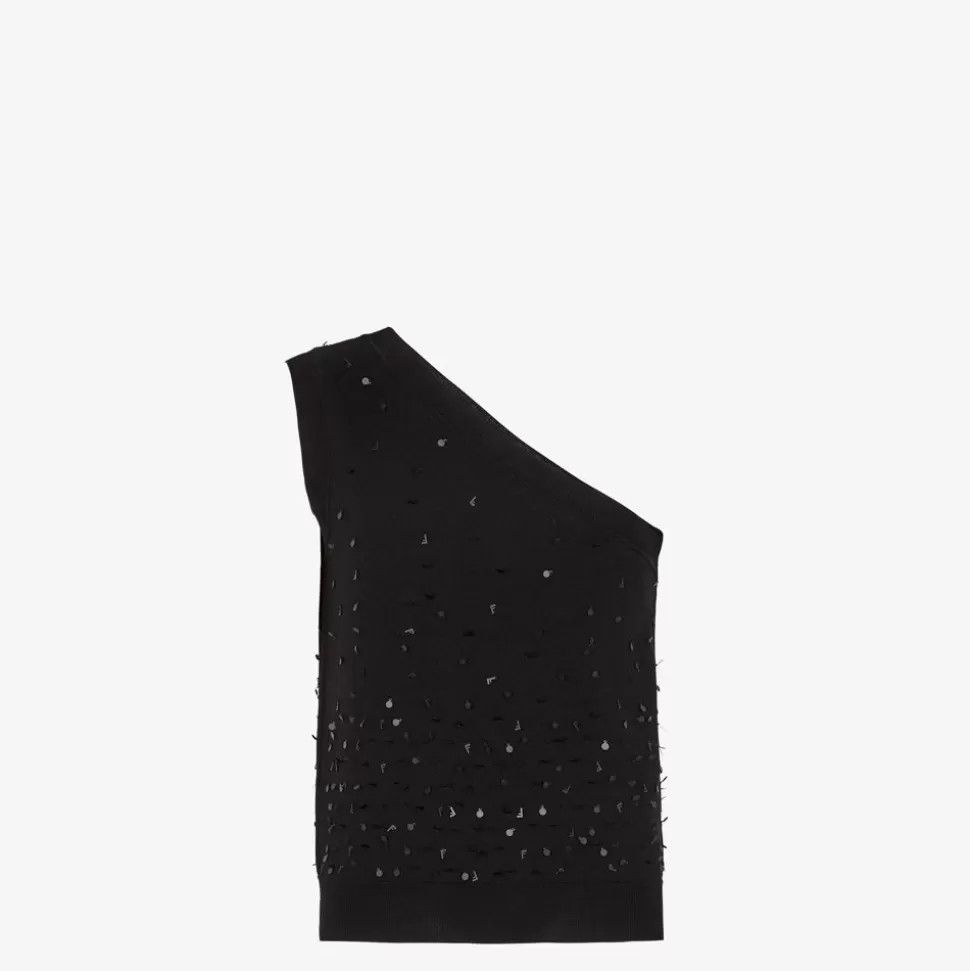 Fendi o1loc1c1024 Sleeveless Gilet in Black Size US L / EU 52-54 / 3 - 1 Thumbnail