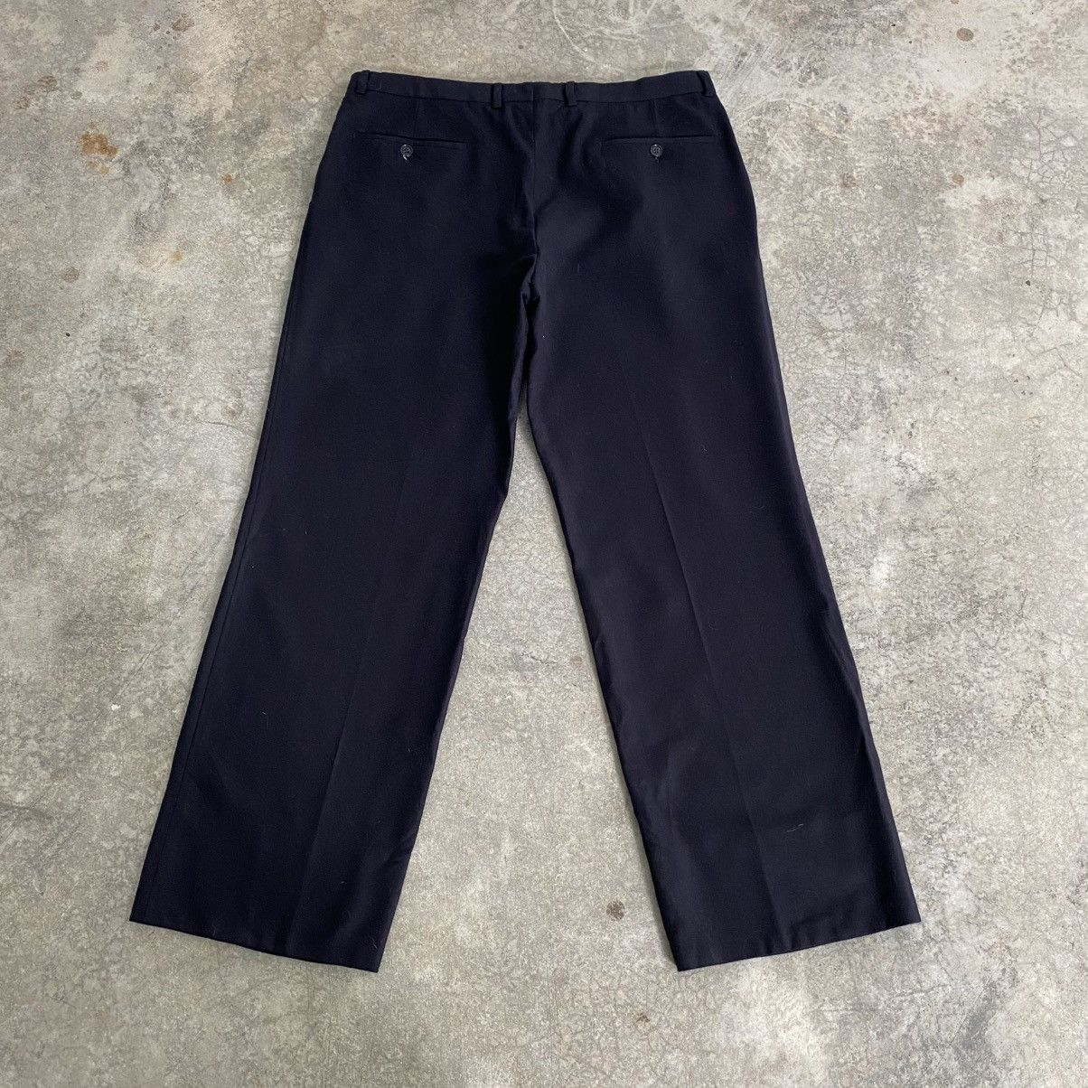 Ermenegildo Zegna 1990’s Ermenegildo Zegna Wool Cashmere Wide Leg Trouser Pant Size US 36 / EU 52 - 8 Thumbnail