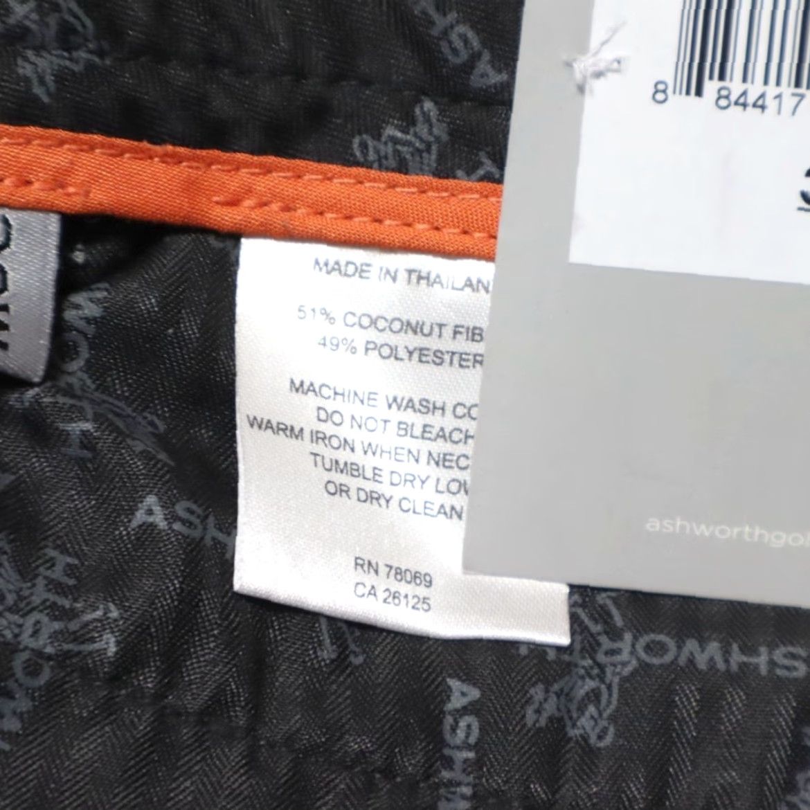 Vintage Ashworth 3rd Groove Cotton Blend Woven Golf Pants Gray Men 33 Size US 33 - 7 Thumbnail