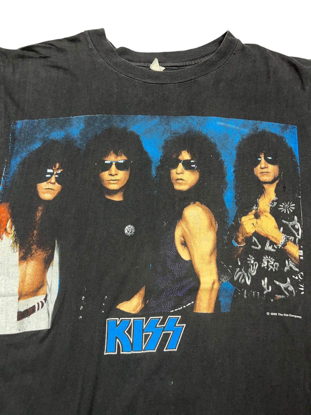 Band Tees × KISS × Vintage Vintage 1989 Kiss Hot In The Shade Tour T-shirt Size US XL / EU 56 / 4 - 4 Thumbnail