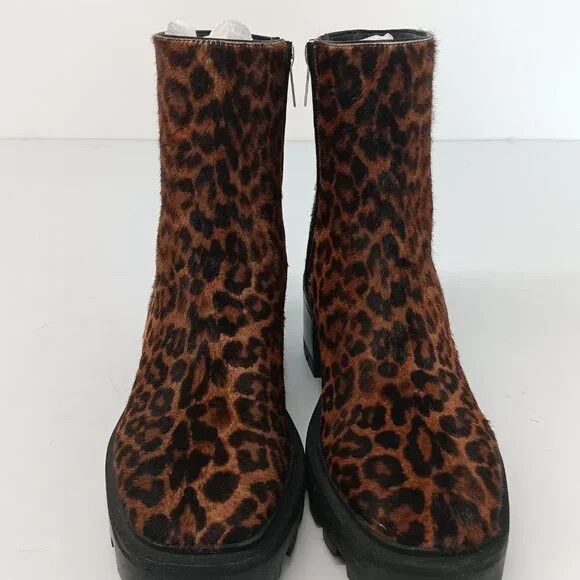 Jimmy Choo Jimmy Choo Mava Leopard-Print Fur Ankle Boots - EU36/US6 Size US 6.5 / IT 36.5 - 3 Thumbnail