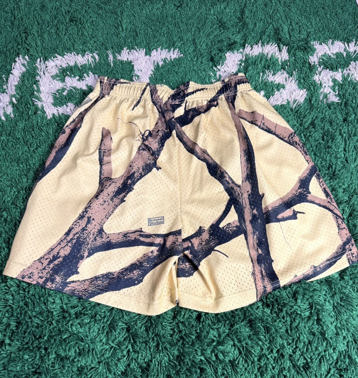 Bravest Studios Bravest Studios Yellow/Brown Trees Shorts XL Size US 36 / EU 52 - 3 Thumbnail