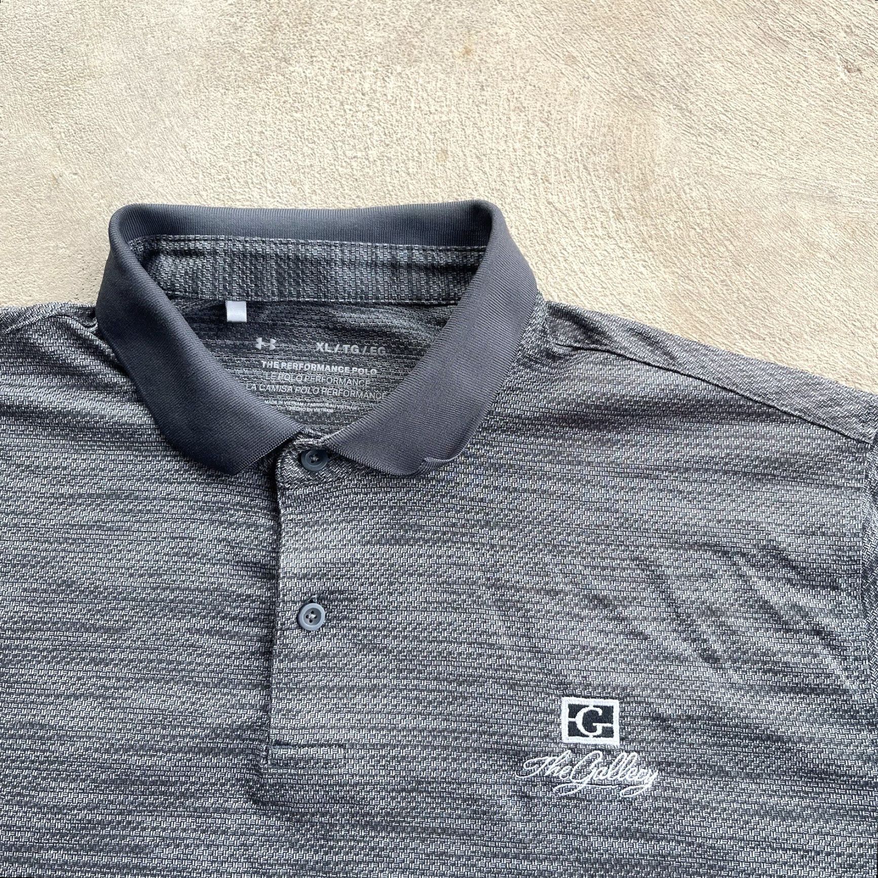 Under Armour Under Armour Polo Shirt Men XL Performance Short Sleeve Gray Stretch Golf Active Size US XL / EU 56 / 4 - 3 Thumbnail