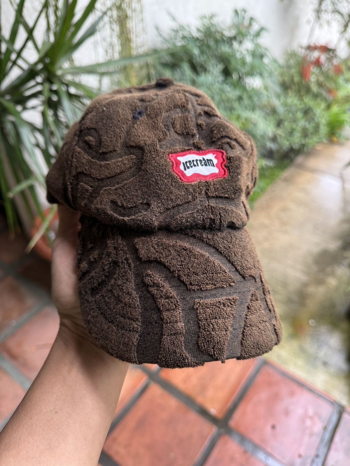 Rare Billionaire Boys Club ICECREAM Brown Fuzzy Hat