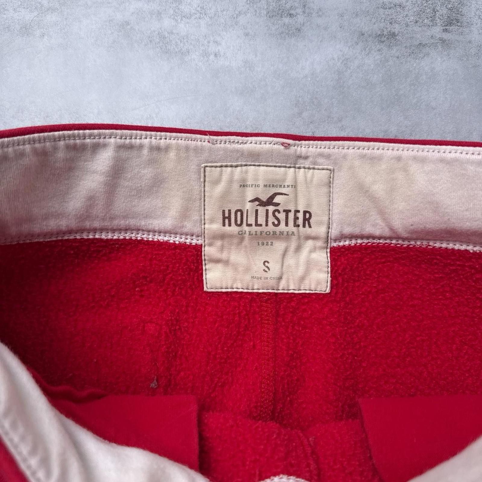 Other Y2K Hollister 00s Red Sweatpants Size 28" / US 6 / IT 42 - 5 Thumbnail