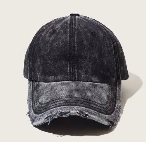 Japanese Brand Hitomi x Kyono Utility grunge tie dye distressed ripped cap Size ONE SIZE - 3 Thumbnail