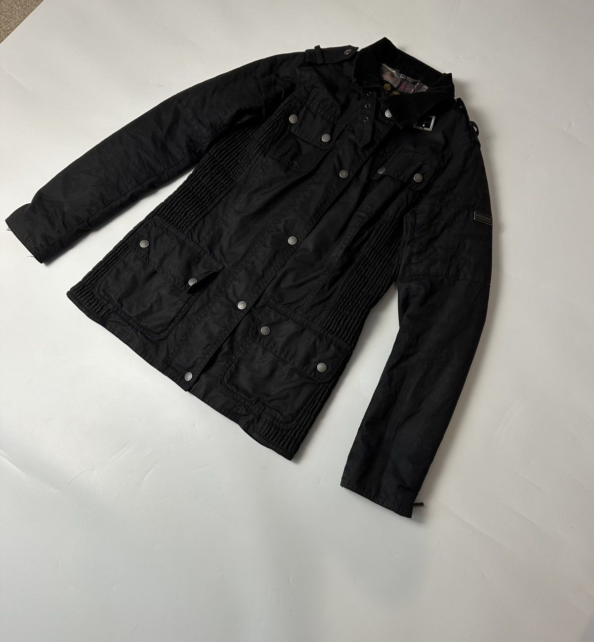 Barbour Barbour International Fireblade women Wax Jacket Size UK 12 Size XL / US 12-14 / IT 48-50 - 3 Thumbnail