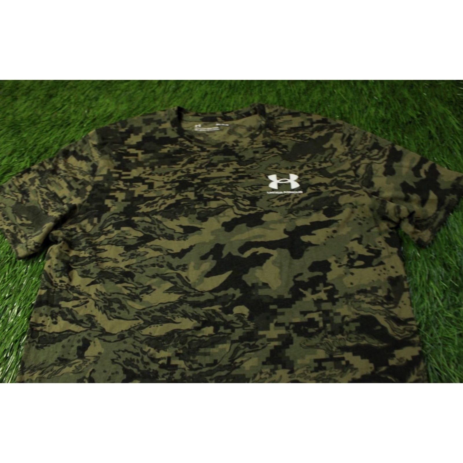 Under Armour Under Armour CAMO Jersey T-Shirt Mens Casual Shirt M Camouflage 2023 Jersey Short Sleeve Crew Neck Classic Fit Size US M / EU 48-50 / 2 - 2 Thumbnail