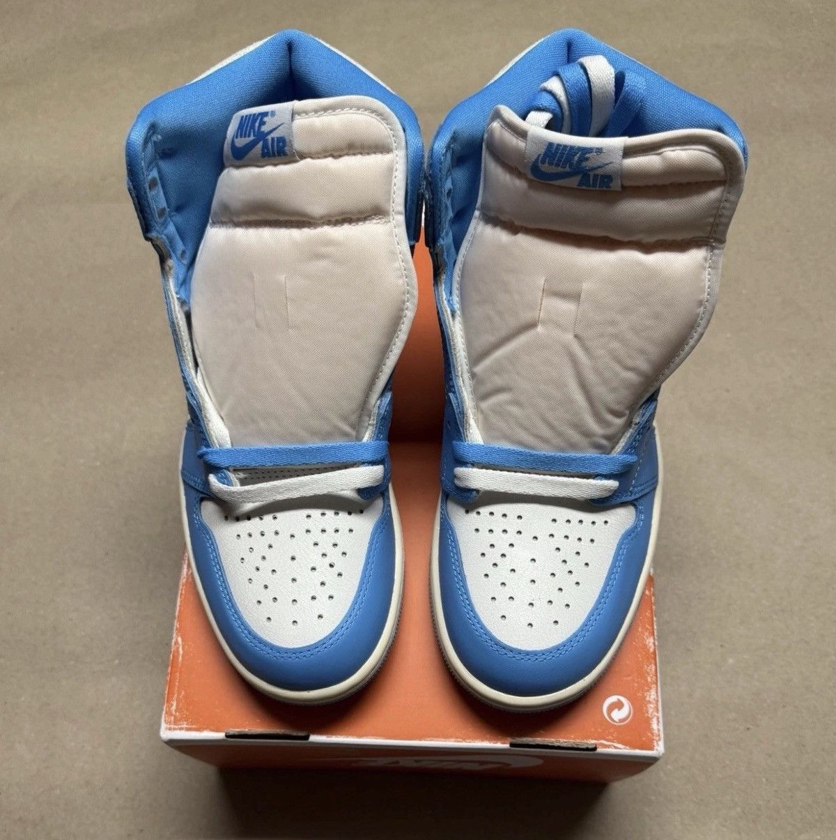Jordan Brand Nike Air Jordan 1 Retro High OG UNC Reimagined Mens 7 NEW! Size US 7 / EU 40 - 3 Thumbnail