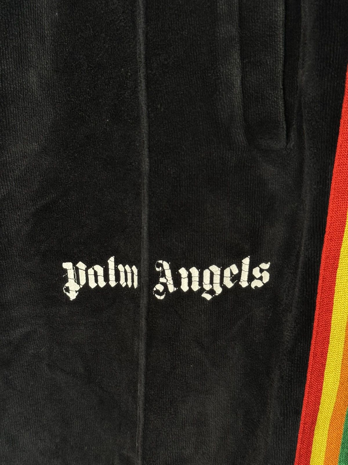 Palm Angels Palm Angels Rainbow Chenille Track Pants Size US 34 / EU 50 - 2 Thumbnail