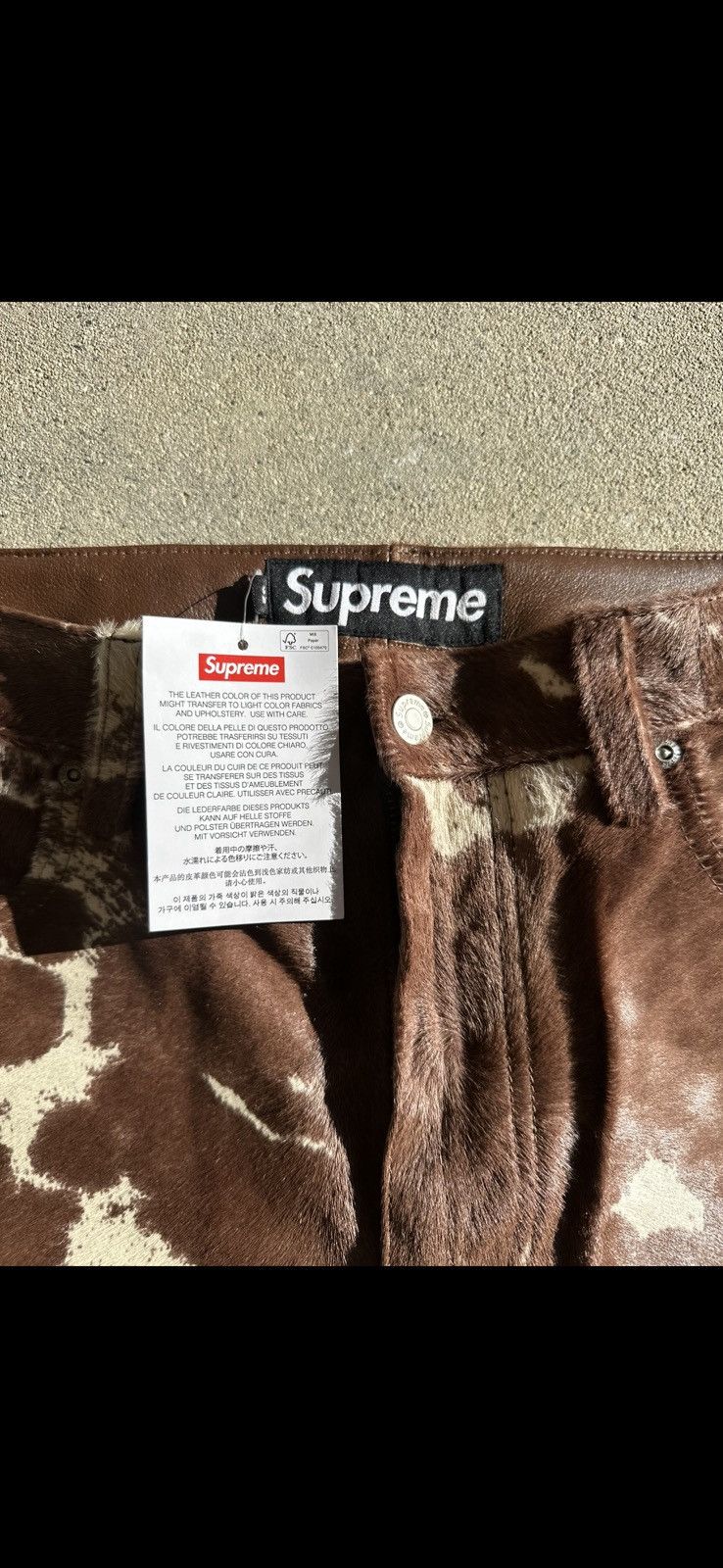 Supreme Supreme Pony Hair Pants Size US 32 / EU 48 - 3 Thumbnail