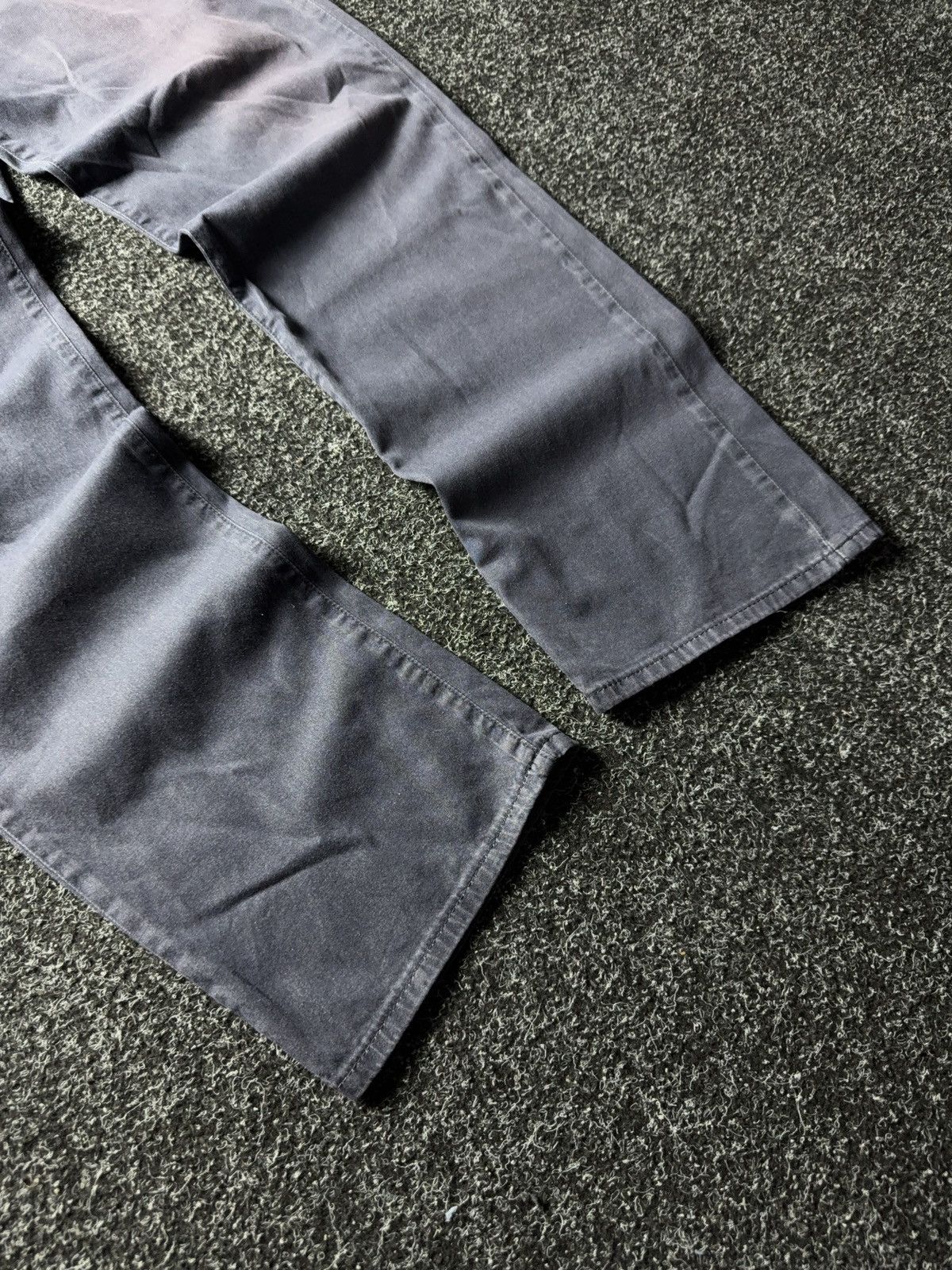 Armani 90s Armani Jeans Washed Faded Blue Straight Fit Denim Pants Size US 30 / EU 46 - 4 Thumbnail