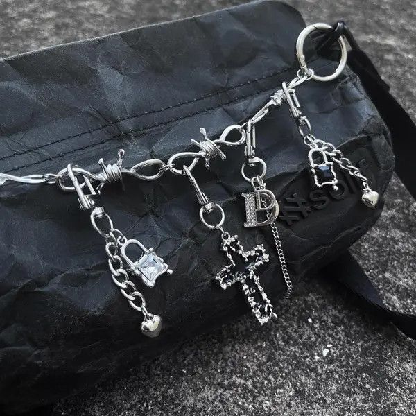 Jewelry Punk Motorcycle Keychain – Pendant Chain, Unisex Size ONE SIZE - 8 Thumbnail