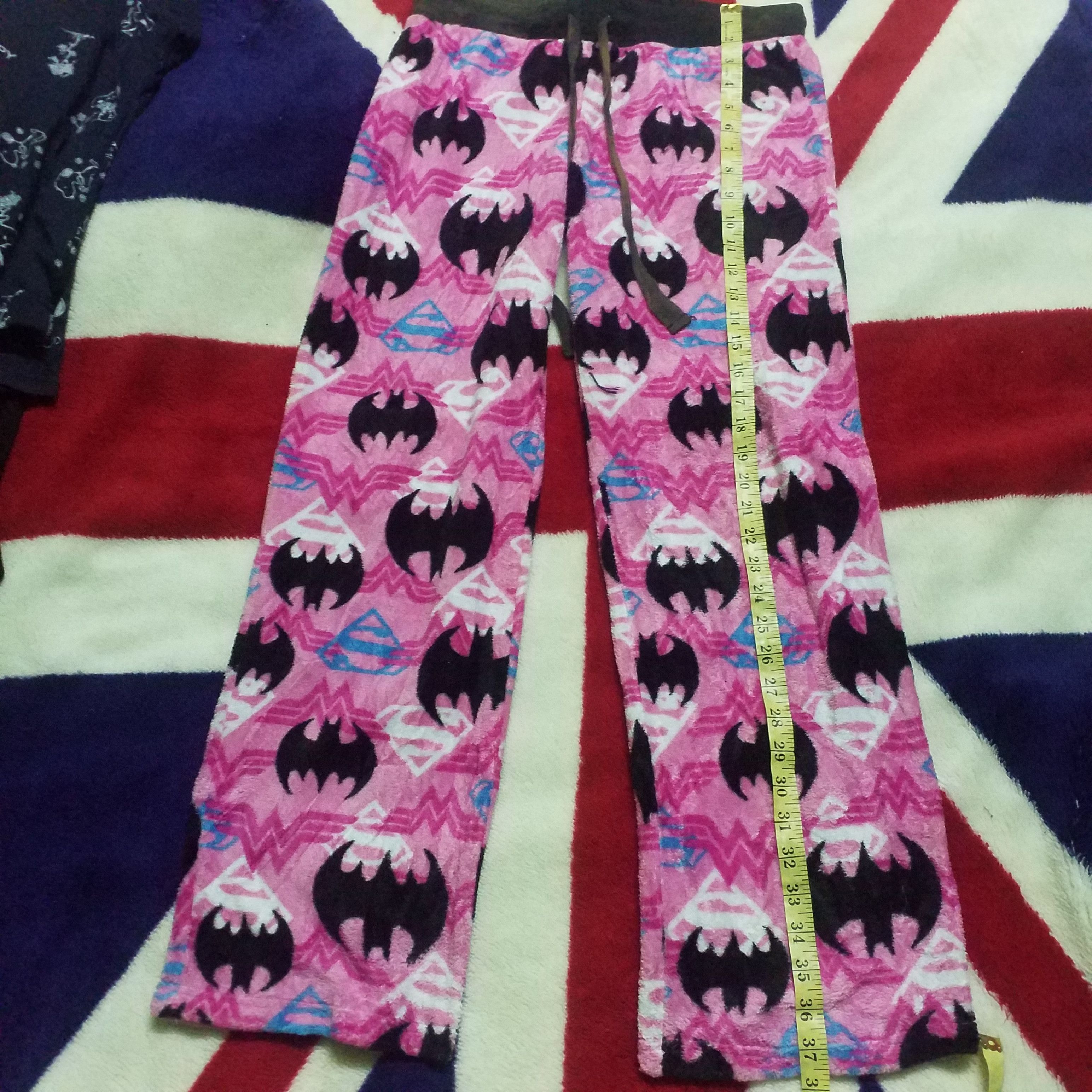 DC Comics HERO LOGO FULL PRINT SLEEPWEAR Size 34" / US 12 / IT 48 - 1 Thumbnail